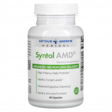 Arthur Andrew Medical, Syntol AMD, Advanced Microflora Delivery, средство для здоровой микрофлоры, 500 мг, 90 капсул