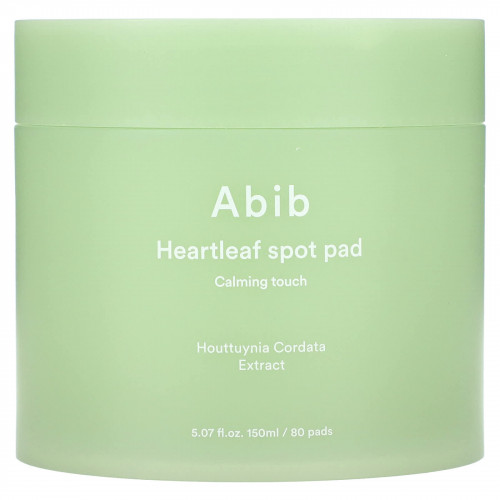 Abib, Heartleaf Spot Pad, 80 тампонов, 150 мл (5,07 жидк. Унции)