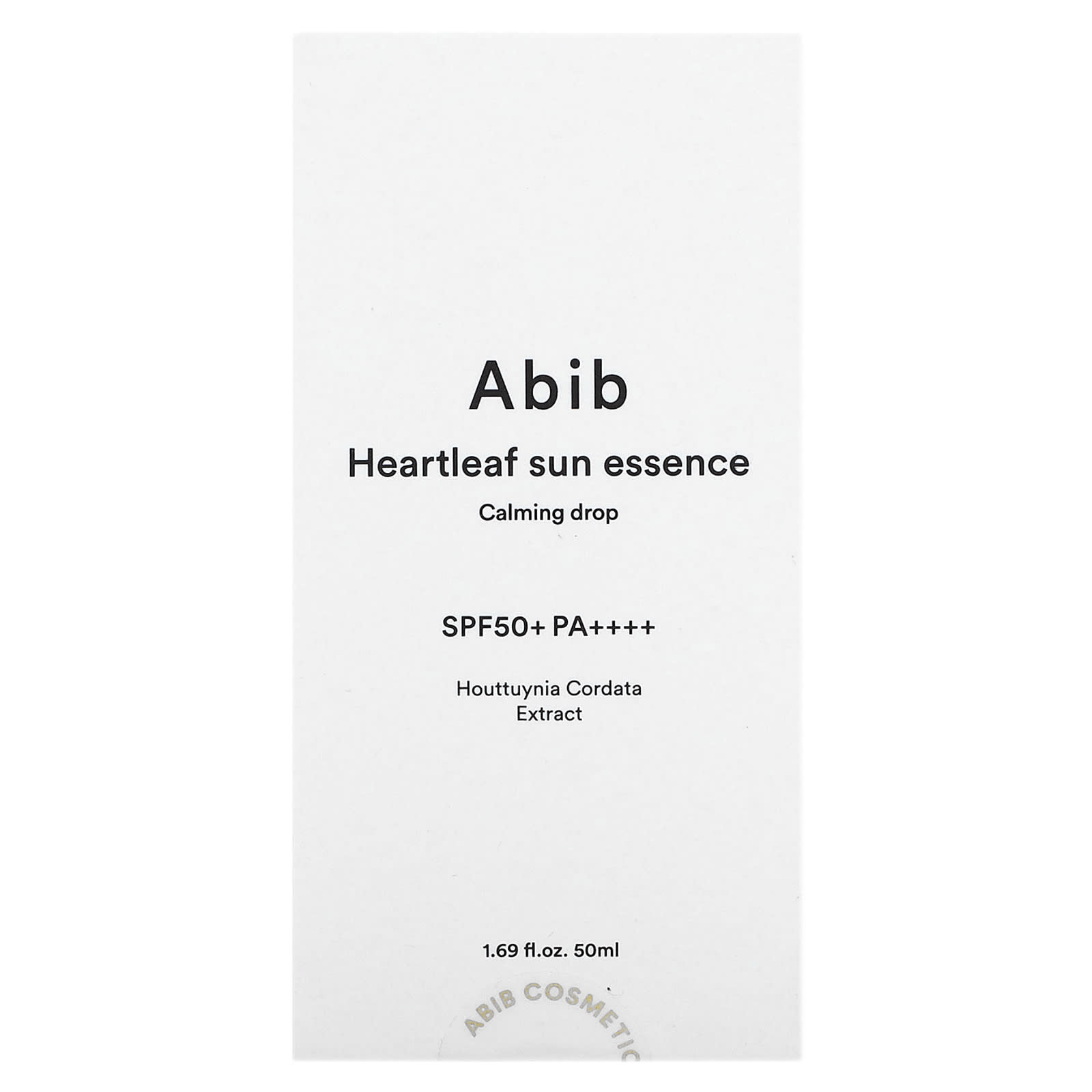 Abib, Heartleaf Sun Essence, SPF 50+ PA ++++, 50 мл (1,69 жидк. Унции)