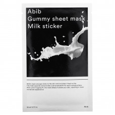 Abib, Gummy Beauty, тканевая маска, молочный стикер, 1 тканевая маска, 30 мл (1,01 жидк. Унции)