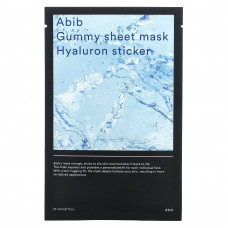 Abib, Gummy Beauty, тканевая маска с гиалуроном, 1 тканевая маска, 27 мл (0,91 жидк. Унции) (Товар снят с продажи) 