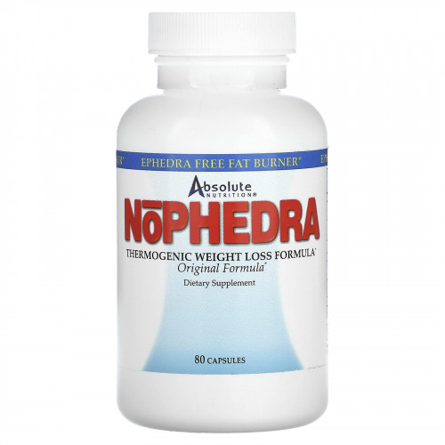 Absolute Nutrition, Nophedra`` 80 капсул