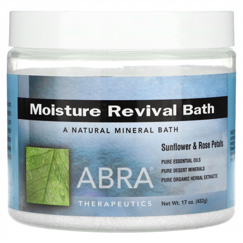 Abracadabra, Abra Therapeutics, Moisture Revival Bath, подсолнух и лепестки роз, 482 г (17 унций)