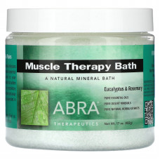 Abracadabra, Abra Therapeutics, ванна для терапии мышц, эвкалипт и розмарин, 482 г (17 унций)