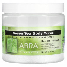 Abracadabra, Abra Therapeutics, Скраб для тела с зеленым чаем и лимонником, 283 г