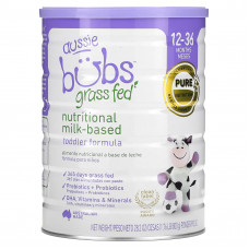 Aussie Bubs, Grass Fed, питательная молочная смесь для малышей в возрасте от 12 до 36 месяцев, 800 г (1,76 фунта)