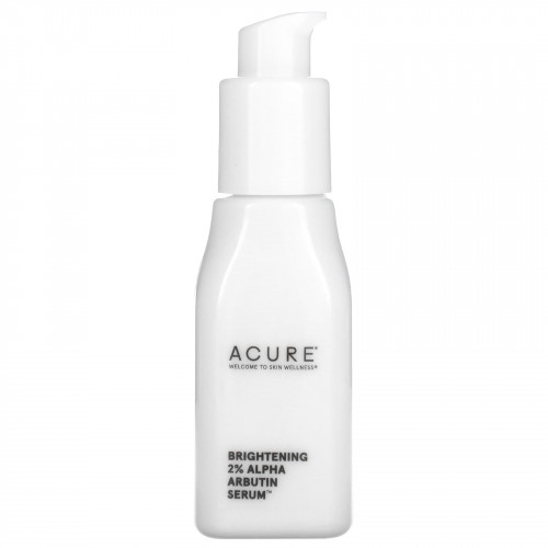 ACURE, Brightening 2% Alpha Arbutin Serum, осветляющая сыворотка с 2% альфа-арбутином, 30 мл (1 жидк. унция)