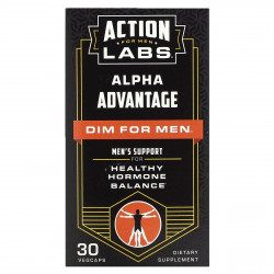 Action Labs, Alpha Advantage, тусклый для мужчин, 30 растительных капсул