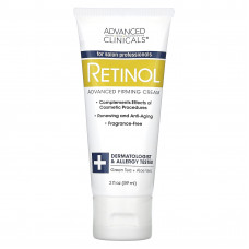 Advanced Clinicals, Retinol, улучшенный укрепляющий крем, без отдушек, 59 мл (2 жидк. Унции)