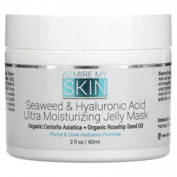 Admire My Skin, Ультраувлажняющая маска с водорослями и гиалуроновой кислотой, 60 мл (2 жидк. Унции)