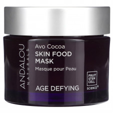 Andalou Naturals, Skin Food, маска с авокадо и какао против старения, 50 г (1,7 унции)