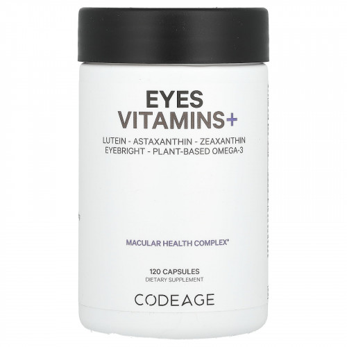Codeage, витамины для глаз, 120 капсул