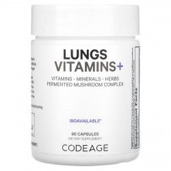 Codeage, витамины для здоровья легких, 90 капсул