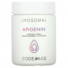 Codeage, Liposomal, апигенин, без ГМО, веганский, 90 капсул