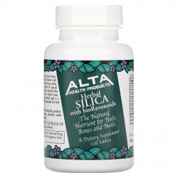 Alta Health, Растительный диоксид кремния с биофлавоноидами, 120 таблеток