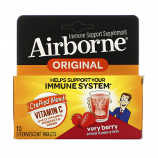 AirBorne, добавка для поддержки иммунной системы, с ягодным вкусом, 10 шипучих таблеток