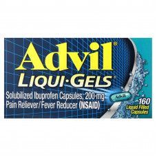 Advil, Жидкие гели, 200 мг, 160 капсул с жидким наполнением