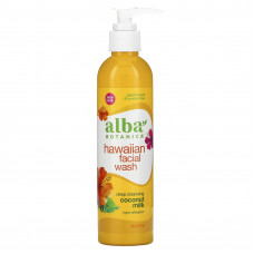 Alba Botanica, гавайское средство для умывания, с кокосовым молоком для глубокого очищения, 237 мл (8 жидк. унций)