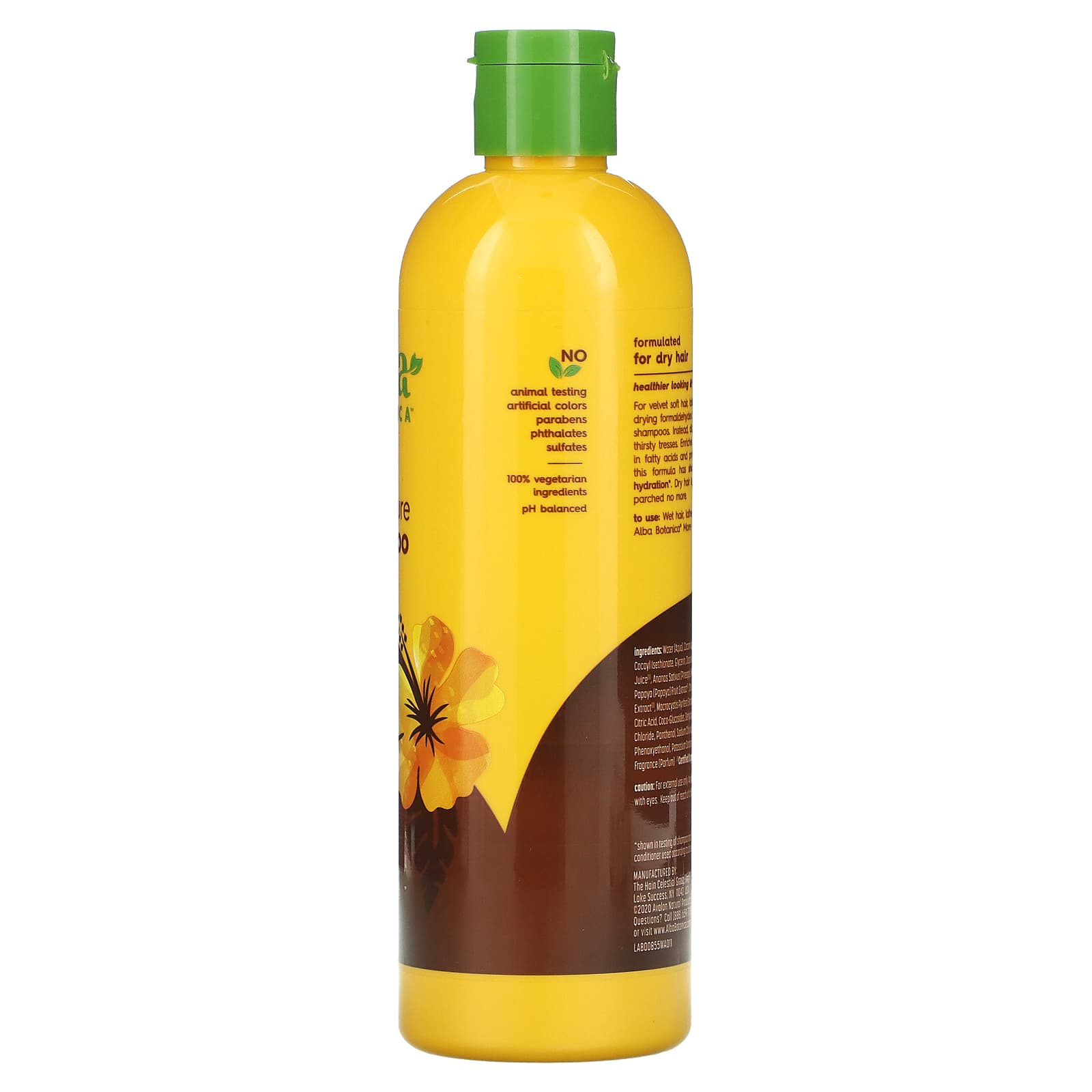 Alba Botanica, увлажняющий шампунь с кокосовым молоком, 355 мл (12 жидк. унций)