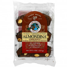 Almondina, Чоконат(шоколадный орех), миндальные и шоколадные печенья, 4 унции (113 г)