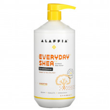 Alaffia, Кондиционер для повседневного употребления ши, без запаха, 32 жидких унции (950 мл)