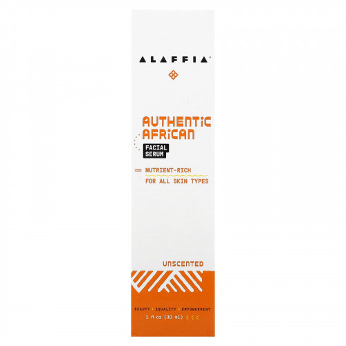Alaffia, Authentic African, сыворотка для лица, без запаха, 30 мл (1 жидк. Унция)