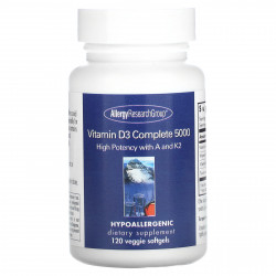 Allergy Research Group, Комплекс с витамином D3 5000, 120 растительных капсул