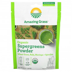 Amazing Grass, органический порошок из суперзелени, 150 г (5,29 унции)