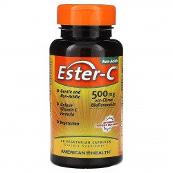 American Health, Ester-C, 60 вегетарианских капсул