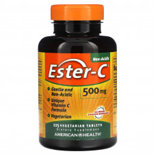American Health, Ester-C, 500 мг, 225 вегетарианских таблеток