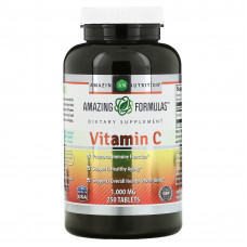 Amazing Nutrition, Витамин C, 1000 мг, 250 таблеток