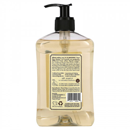 A La Maison de Provence, жидкое мыло для рук и тела, белый чай, 500 мл (16,9 жидк. унции)
