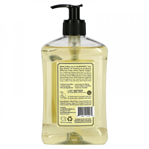 A La Maison de Provence, Жидкое мыло для рук и тела, сладкий миндаль, 500 мл (16,9 жидк. унции)