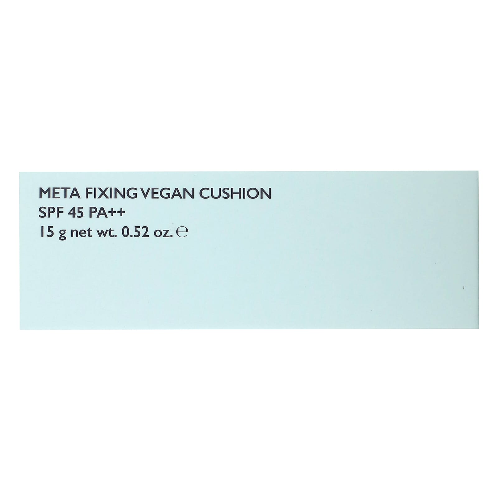 Amuse, Meta Fixing Vegan Cushion, SPF 45 PA ++, телесный оттенок 02, 15 г (0,52 унции)