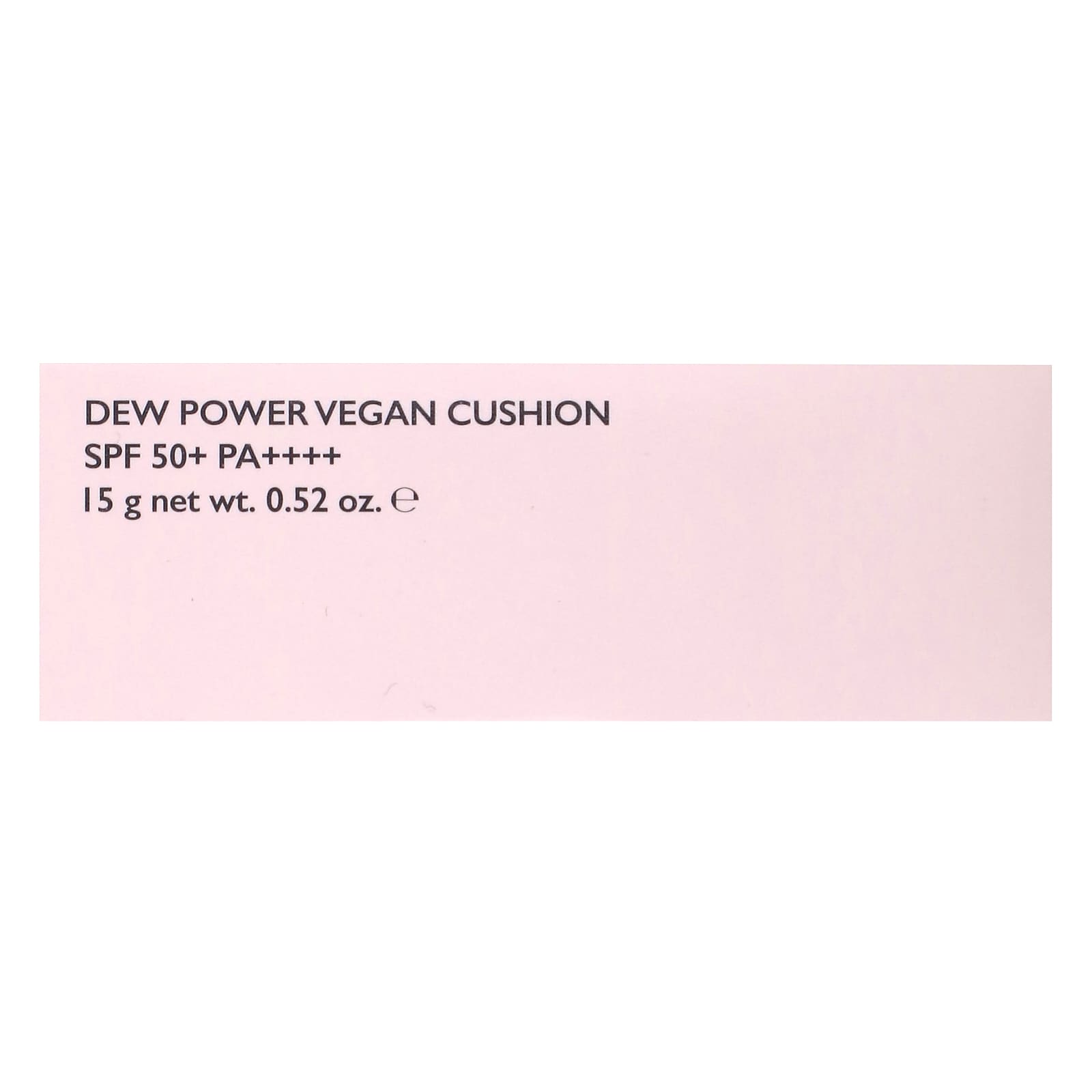 Amuse, Dew Power Vegan Cushion, SPF 50+ PA ++++, 1,5 натуральный, 15 г (0,52 унции)