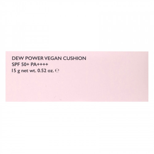 Amuse, Dew Power Vegan Cushion, SPF 50+ PA ++++, 1,5 натуральный, 15 г (0,52 унции)