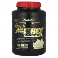 ALLMAX, Gold AllWhey, сывороточный протеин премиального качества, французская ваниль, 2,27 кг (5 фунтов)