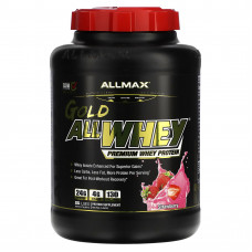ALLMAX, AllWhey Gold, сывороточный протеин премиального качества, со вкусом клубники, 2,27 кг (5 фунтов)