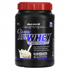 ALLMAX, AllWhey Classic, 100% сывороточный протеин, французская ваниль, 2 фунта (907 г)