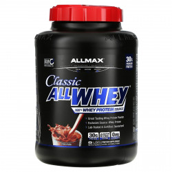 ALLMAX, Classic AllWhey, 100% Whey Protein, 100% сывороточный протеин, шоколад, 2,27 кг (5 фунтов)