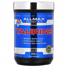 ALLMAX, Таурин, без добавок, веганский продукт без глютена, 3000 мг, 400 г (14,11 унций)