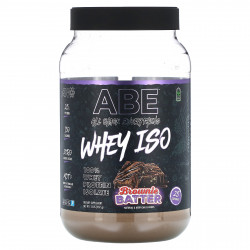 ABE, Whey ISO, сывороточный шоколад, тесто для брауни, 907 г (2 фунта)