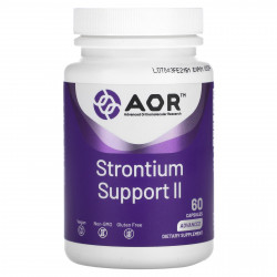 Advanced Orthomolecular Research AOR, Strontium Support II, 60 капсул
