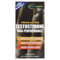 Applied Nutrition, Testosterone Max-Performance тройного действия, 60 таблеток