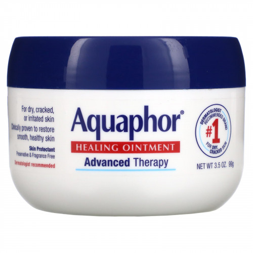 Aquaphor, Целебная мазь, защитное средство для кожи, 99 г (3,5 унции)