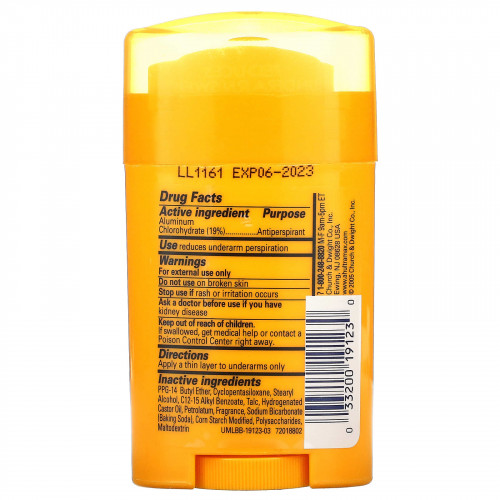 Arm & Hammer, UltraMax, твердый дезодорант-антиперспирант для мужчин, свежий аромат, 28 г (1 унции)