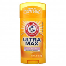 Arm & Hammer, UltraMax, твердый дезодорант-антиперспирант для женщин, свежий пудровый аромат, 73 г (2,6 унции)