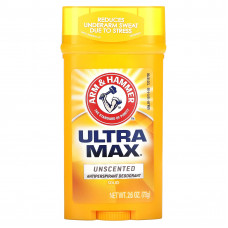 Arm & Hammer, UltraMax, твердый дезодорант для мужчин, без запаха, 2,6 унции (73 г)