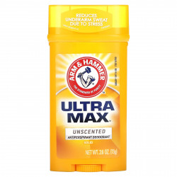 Arm & Hammer, UltraMax, твердый дезодорант для мужчин, без запаха, 2,6 унции (73 г)