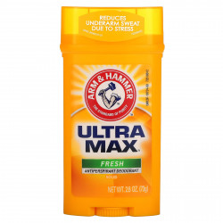 Arm & Hammer, UltraMax, твердый дезодорант-антиперспирант для мужчин, аромат «Свежесть», 73 г (2,6 унции)
